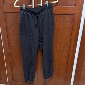 Nine West Black Drawstring Jogger Pants